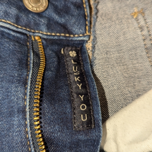 Lucky Brand Jeans Women’s 10 Sweet Crop Blue Denim - Picture 2 of 11